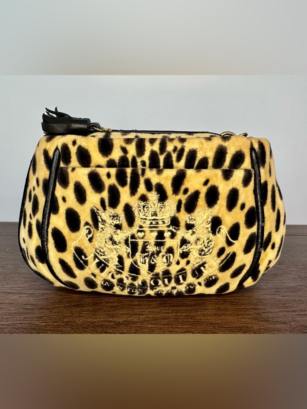 Juicy Couture Leopard Chain Shoulder Bag